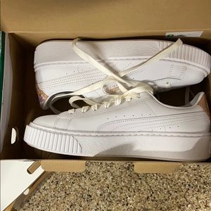 Puma basket sneakers never worn